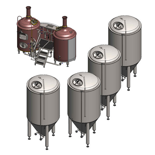 microbreweries breworx classic 500 - Breweries - microbreweries - fully equipped systems for the beer production