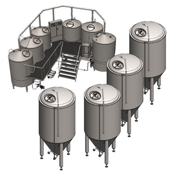 microbreweries breworx oppidum 001 - Breweries - microbreweries - fully equipped systems for the beer production