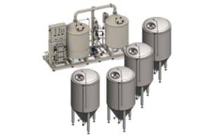 BREWORX LITE-ECO 600 breweries - compact industrial brewery system