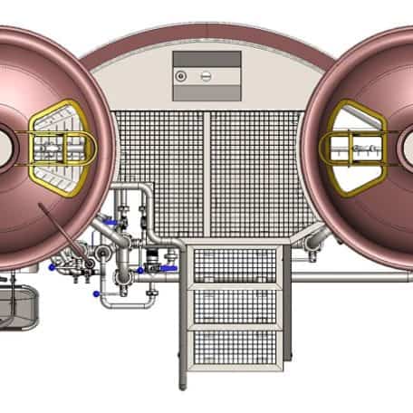 brewhouse breworx modulo 500pmc 004 456x456 - Hot block | Equipment for malt processing and wort production