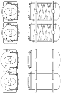 maturation beer tank horizontal 01 - Cold block – equipment for the cold process of the beer production