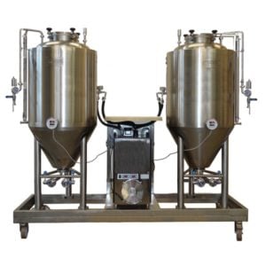 Compact beer fermentation units