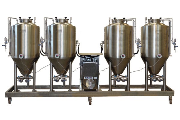 Complete fermentation units for cider production