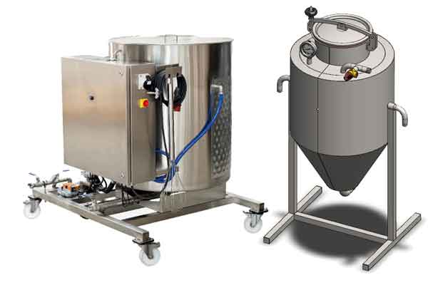Equipment designed for the safety storage, collection, dosing, cultivation and propagation of brewer´s yeast.