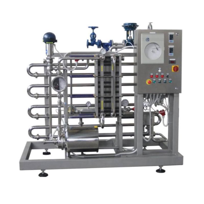 Flow-through beer pasteurizers