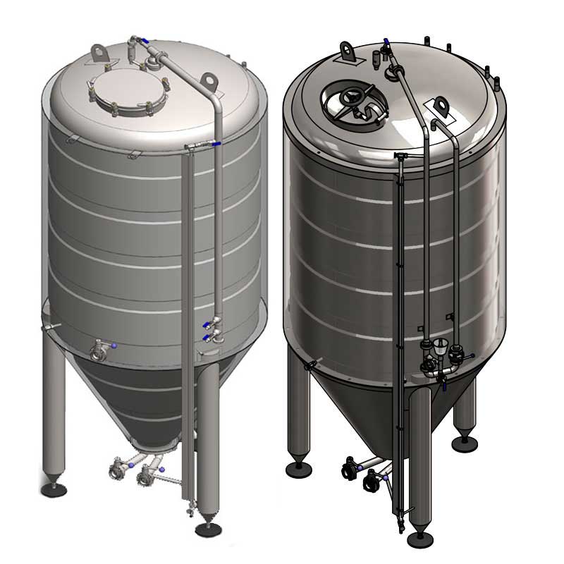 Réservoirs de fermentation de la bière primaire